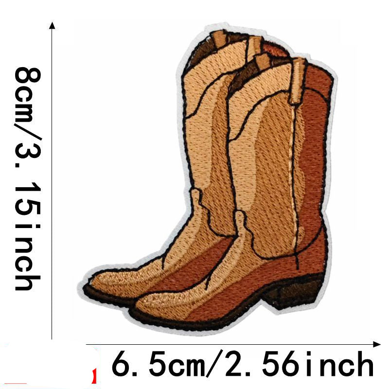 Wholesale Western Cowboy embroidery clothing patch